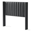 Malouf Blackwell Headboard - Charcoal (King/California King) IMAGE 1
