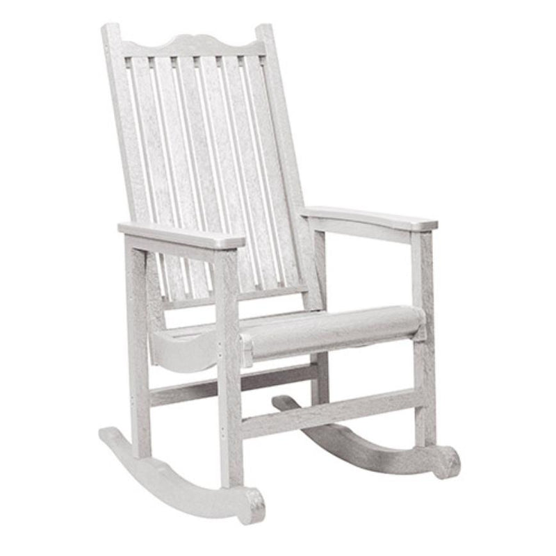 C.R. Plastic Products Generation C05-02 Porch Rocker - White IMAGE 1