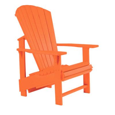 C.R. Plastic Products Generation C03-13 Upright Adirondack - Orange IMAGE 1