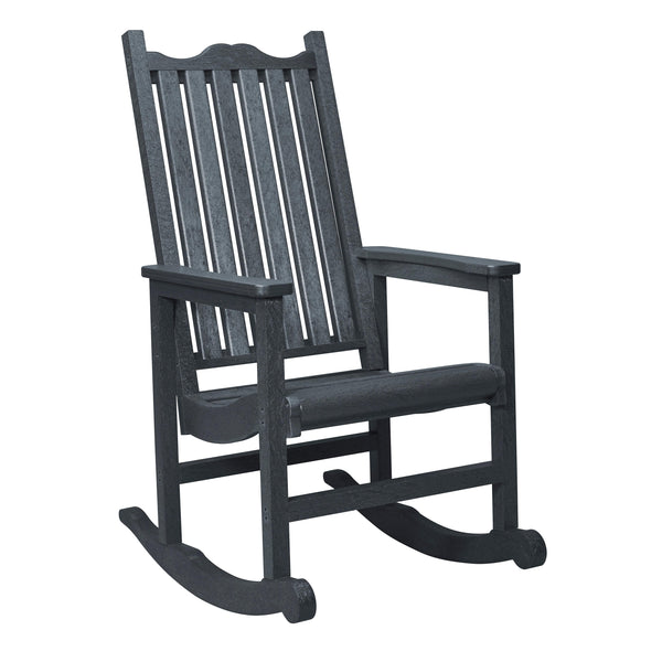 C.R. Plastic Products Generation C05-18 Porch Rocker - Slate IMAGE 1