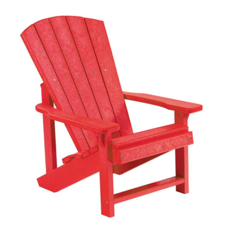 C.R. Plastic Products Generation C08-01 Kids Adirondack - Red IMAGE 1