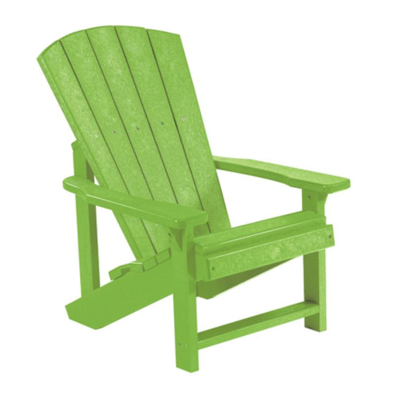 C.R. Plastic Products Generation C08-17 Kids Adirondack - Kiwi Lime IMAGE 1