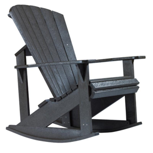 C.R. Plastic Products Generation C04-14 Addy Rocker - Black IMAGE 1