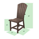 C.R. Plastic Products Generation C11-02 Addy Dining Side Chair - White IMAGE 2