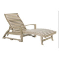 C.R. Plastic Products St. Tropez L38-07 Chaise Lounger - Beige IMAGE 1