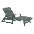 C.R. Plastic Products St. Tropez L38-18 Chaise Lounger - Slate IMAGE 1