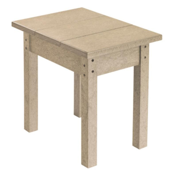 C.R. Plastic Products Generation T01-07 Small Rectangular Table - Beige IMAGE 1