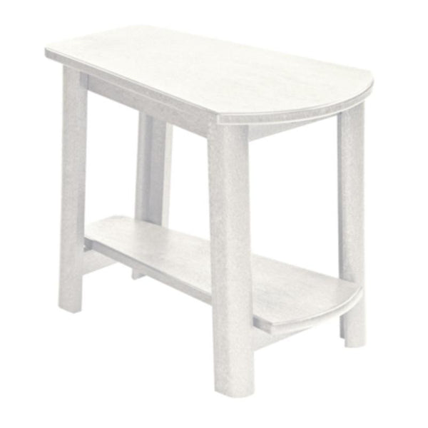 C.R. Plastic Products Generation T04-02 Addy Side Table - White IMAGE 1