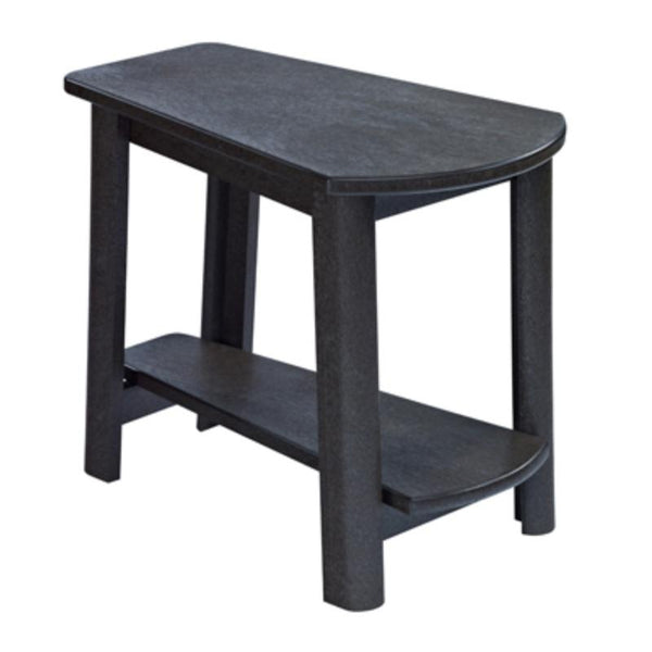 C.R. Plastic Products Generation T04-14 Addy Side Table - Black IMAGE 1