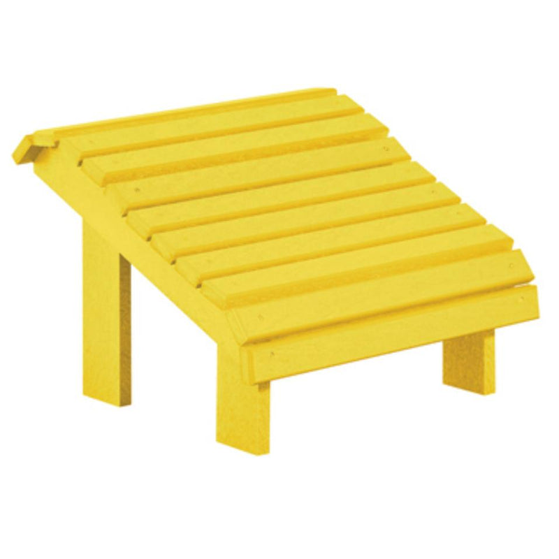 C.R. Plastic Products Generation F04-04 Footstool - Yellow IMAGE 1