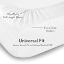  Bamboo Rayon Sheet Set - White (King) IMAGE 7