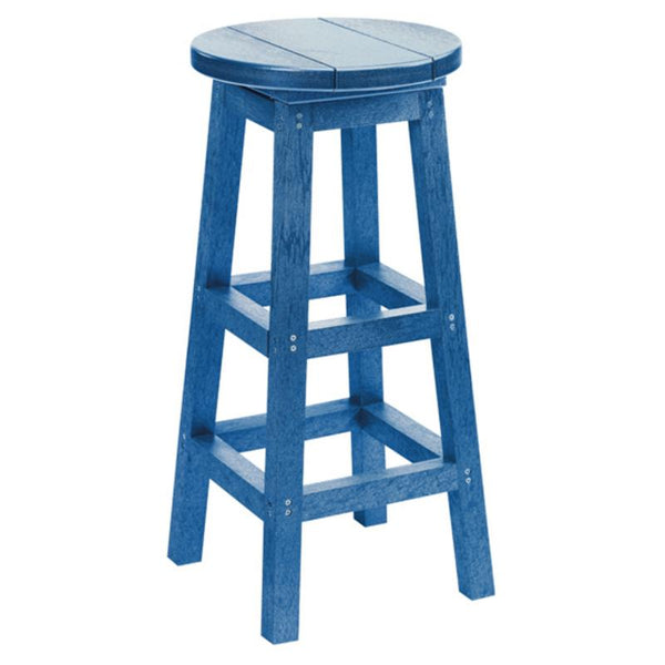 C.R. Plastic Products Generation C23-03 Swivel Bar Stool - Blue IMAGE 1