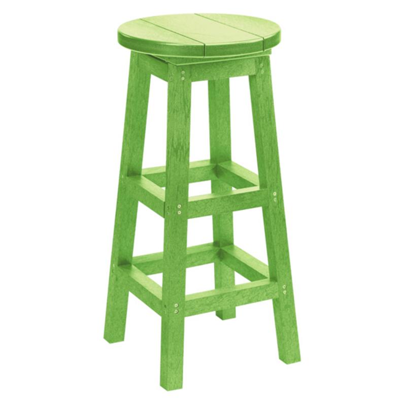 C.R. Plastic Products Generation C23-17 Swivel Bar Stool - Kiwi IMAGE 1