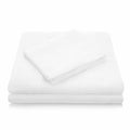 Botantical Tencel Sheet Set - White (Queen) IMAGE 1