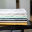 Botantical Tencel Sheet Set - White (Queen) IMAGE 7