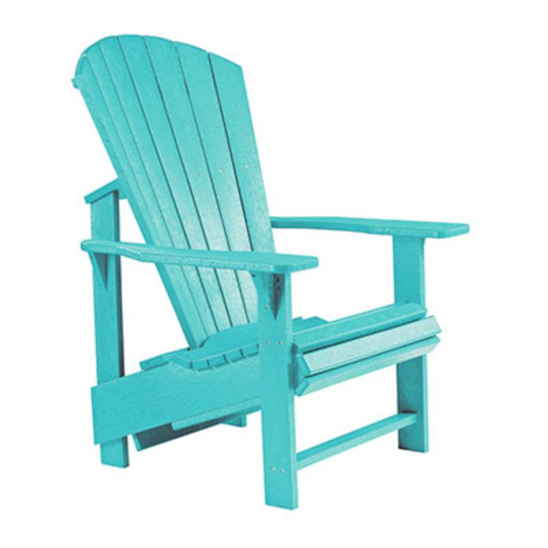 C.R. Plastic Products Generation C03-09 Upright Adirondack - Turquoise IMAGE 1