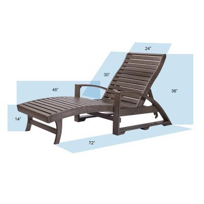 C.R. Plastic Products Outdoor Seating Lounge Chairs L38-16-07 IMAGE 2