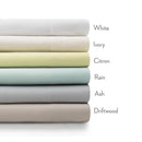 Malouf Rayon Bamboo Bed Sheet Set - White (Split Head California King) IMAGE 5