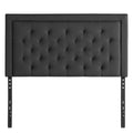 Malouf Hennessy Headboard - Charcoal (Queen) IMAGE 1