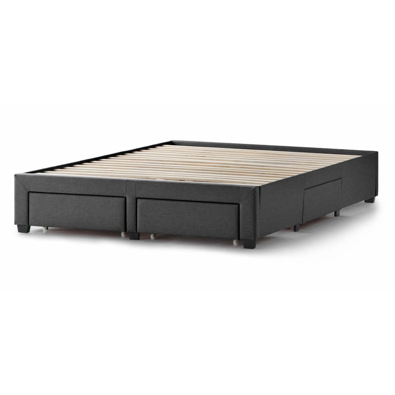 Malouf Watson Platform Bed Base - Charcoal (King) IMAGE 1