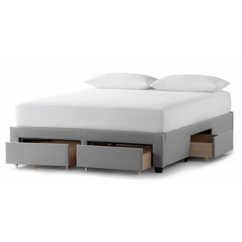 Malouf Watson Platform Bed Base - Stone (Queen) IMAGE 2