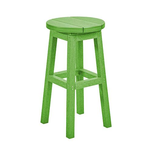 C.R. Plastic Products Generation C21C-17 Counter Height Bar Stool - Kiwi IMAGE 1