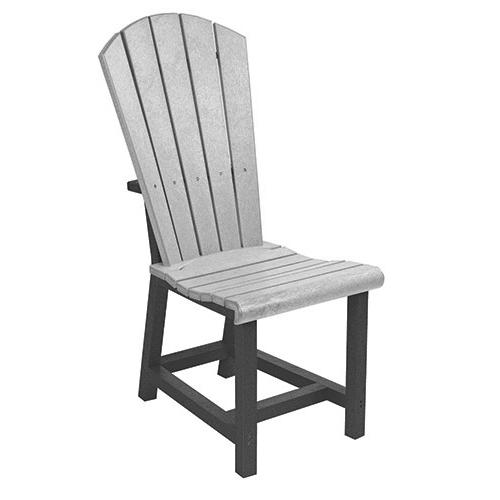 C.R. Plastic Products Generation C11-18-19 Addy Dining Side Chair - Slate/Light Grey IMAGE 1