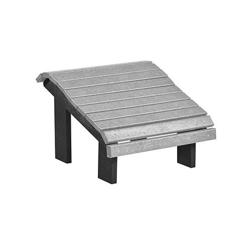 C.R. Plastic Products Generation F04-18-19 Footstool - Slate/Light Grey IMAGE 1