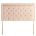 Malouf Hennessy Headboard - Oat (King) IMAGE 1