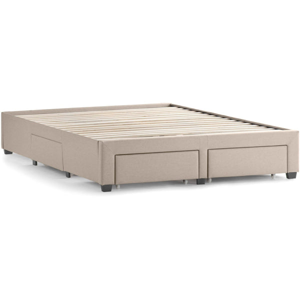 Malouf Watson Platform Bed Base - Oat (Queen) IMAGE 1