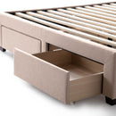 Malouf Watson Platform Bed Base - Oat (California King) IMAGE 2
