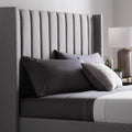 Malouf Blackwell Headboard - Stone (King/California King) IMAGE 1