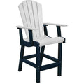 C.R. Plastic Products Generation C28-20 Classic Counter Arm Chair - Navy IMAGE 1