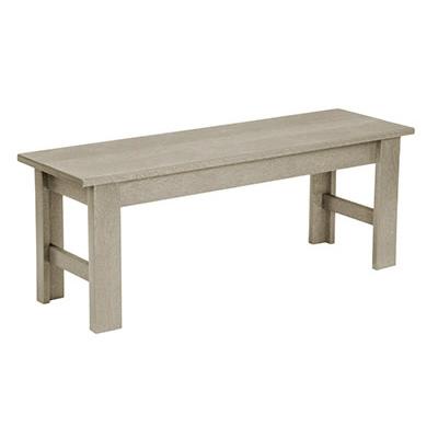 C.R. Plastic Products B12-07 Basic Bench - Beige IMAGE 1