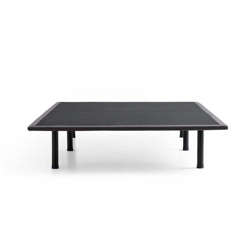 Malouf Thin Deck Upholstered Platform Bed Frame - Twin/Charcoal IMAGE 4