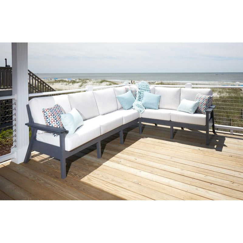 C.R. Plastic Products Outdoor Seating Sectionals DSF281/DSF285/DSF285/DSF286/DSF285/DSF285 White IMAGE 1