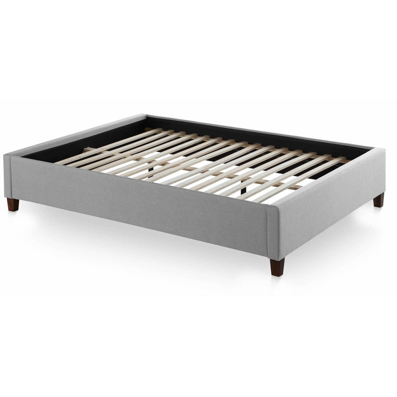 Malouf Eastman Platform Bed Base - Stone (King) IMAGE 1