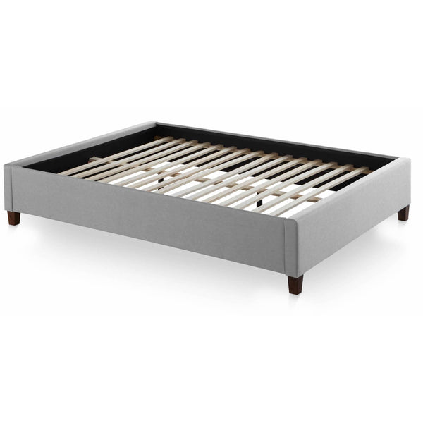 Malouf Eastman Platform Bed Base - Stone (Queen) IMAGE 1