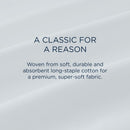  Tempur-Pedic TEMPUR Classic Cotton Sheet Set White (Twin XL) IMAGE 8