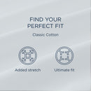  Tempur-Pedic TEMPUR Classic Cotton Sheet Set White (California King ) IMAGE 12