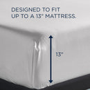  Tempur-Pedic TEMPUR Classic Cotton Sheet Set White (Split King) IMAGE 3