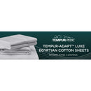  Tempur-Pedic TEMPUR Luxe Egyptian Cotton Pillowcase Set  Sleepy Blue (Queen) IMAGE 2