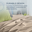  Tempur-Pedic TEMPUR Luxe Egyptian Cotton Sheet Set Sandstone (Twin XL) IMAGE 7