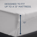  Tempur-Pedic Tempur-Pedic Breeze Pillowcase Set - White (Queen) IMAGE 4