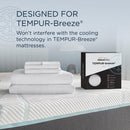  Tempur-Pedic Tempur-Pedic Breeze Pillowcase Set - White (Queen) IMAGE 8