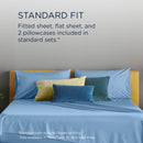  Tempur-Pedic TEMPUR ProAir Sheet Set Blue Azure (King) IMAGE 11