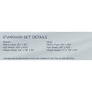  Tempur-Pedic TEMPUR ProAir Sheet Set Cool Gray (Twin XL) IMAGE 19