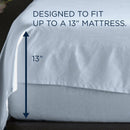  Tempur-Pedic TEMPUR ProAir Sheet Set Sleepy Blue (King) IMAGE 3