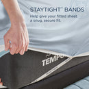  Tempur-Pedic TEMPUR Rayon from Bamboo Sheet Set Sleepy Blue (Split King) IMAGE 9