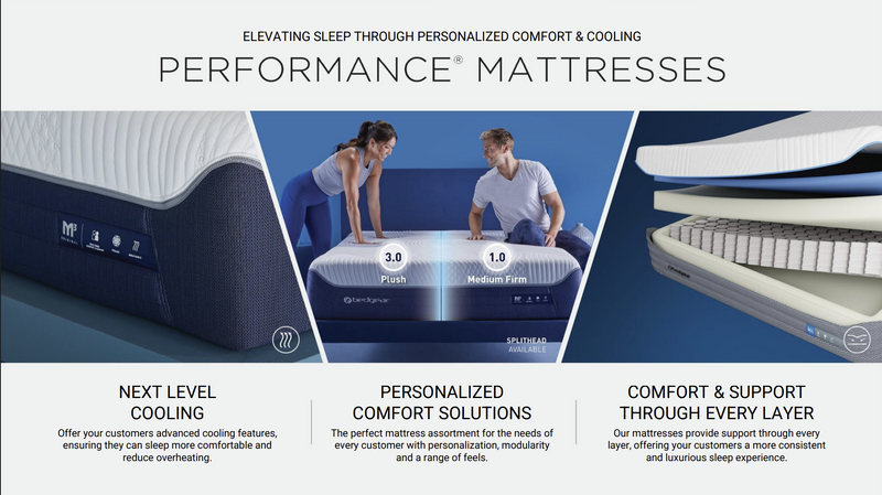 Bedgear M3 Performance Adjustable Firmness Mattress